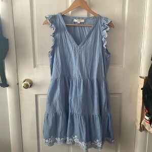 Loft Baby Doll Dress Small